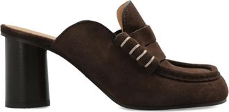 J.W.Anderson 80 mm penny-slot muiltjes - Bruin