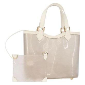 Louis Vuitton Pre-owned Tote Bags, female, White, Size: ONE SIZE Pre-owned Leather Tote Bag