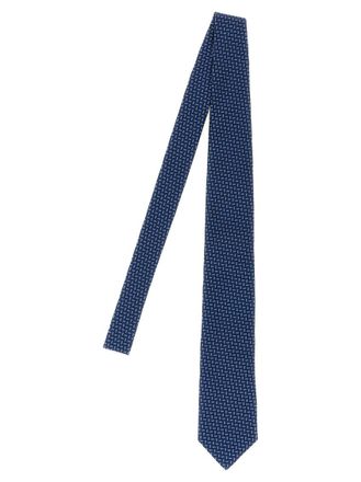 Brunello Cucinelli Blue Texture Silk tie