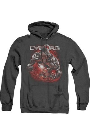 Gildan Justice League of America Engaged Adult Heather Hoodie / Hooded Sweatshirt