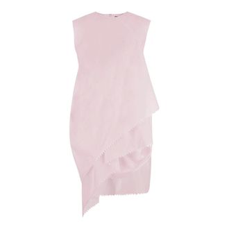 Jacquemus Layered Cotton Dress - female - Jacquemus - Short Dresses - Pink - XS - Dresses