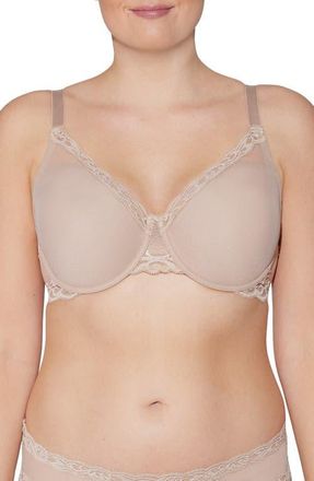 Natori Feathers Full Figure Underwire Bra in Cafe at Nordstrom, Size 32Ddd