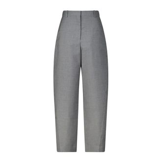 Givenchy Broeken, Dames, Grijs, S, Wide Broeken