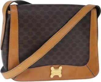 Celine Pre-owned Leather celine-bags - Dames - Vintage Schoudertas - Bruin - ONE Size - Vintage