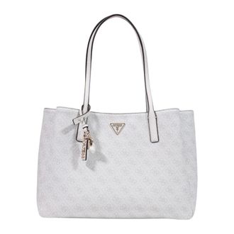 Guess Shoulder Bags, female, White, Size: ONE SIZE Anadela 3 Comp Satchel