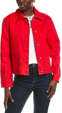 Jones New York Patch Pocket Denim Jacket