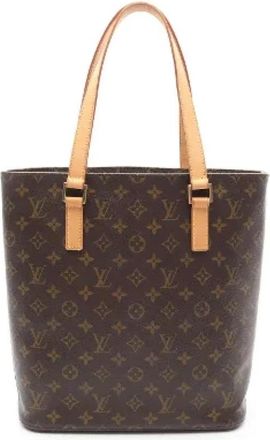 Louis Vuitton Pre-owned Tote Bags, female, Brown, Size: ONE SIZE Pre-owned Canvas totes