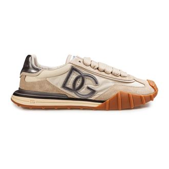 Dolce & Gabbana Sneakers, male, Multicolor, Size: 10 1/2 US DG Athletic Fabric Sneakers