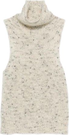 Alysi Wool Turtle-Neck Top