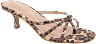 BCBGeneration Atlase Kitten Heel Flip Flop in Cheetah at Nordstrom, Size 8.5
