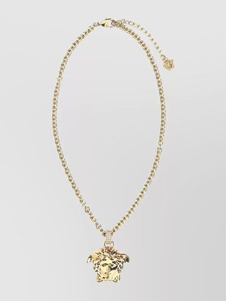 Versace medusa pendant metal chain