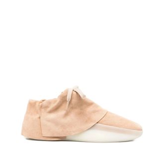 Fear of God Sneakers, male, Pink, 8 UK, Suede Lace-detail Trainers