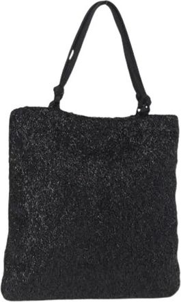 Prada Pre-owned Shoulder Bags, female, Black, Size: ONE SIZE Pre-owned Vintage Nylon Shoulder Bag