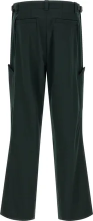 Kiko Kostadinov Mens Bicolor Virgin Wool Casual Pants