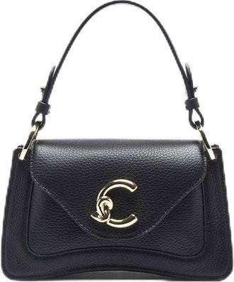 Coccinelle cross body bag C-Me Handbag Grained Leather Noir black