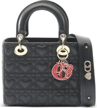 Dior Borsa a mano Lady Dior piccola - Nero