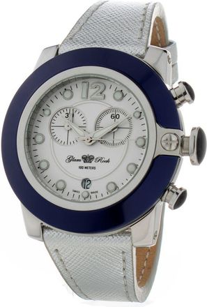 Glam Rock Leather Dress Womens Watch