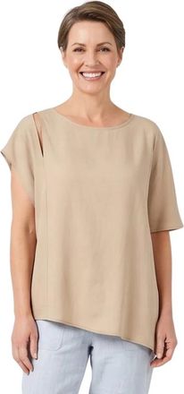 Am&eacute;lie & Am&eacute;lie Acosse Top - Dames - T-shirts - Beige - L/Xl - Tops