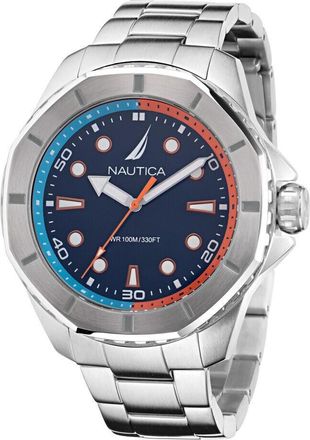 Nautica Koh May Bay Stainless Steel Mens Watch