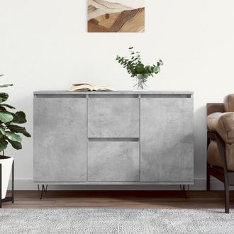 Berkfield Home Sideboard Concrete Grey 104x35x70 cm Engineered Wood | Size: 104 x 35 x 70 cm