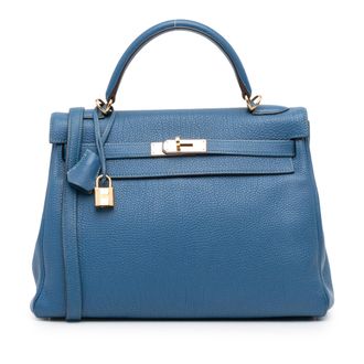 Herm&egrave;s Kelly Sellier 28 Handtas met Handgreep
