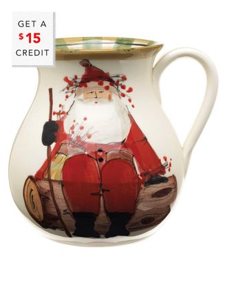 Vietri Vietri Old St. Nick Round Body Pitcher With $19 Credit
