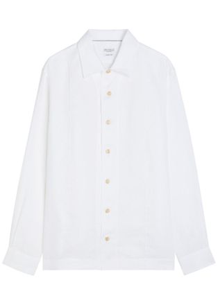 Brunello Cucinelli Linen Shirt - White - XL