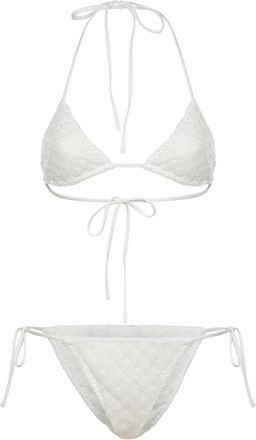 Missoni Bikinis, female, White, Size: S Embroidered and Lined Bikini