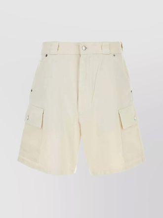 Prada denim bermuda shorts with back and cargo pockets