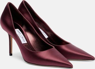 Jimmy Choo London Love 85 satin pumps