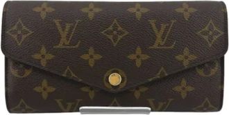 Louis Vuitton Pre-owned Wallets, female, Brown, Size: ONE SIZE Pre-owned Canvas wallets