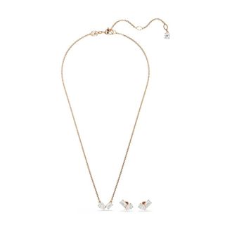 Swarovski Accessoires, Dames, Geel, ONE Size, Mesmera Halsketting en Oorbellen