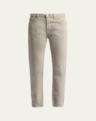 The Row Riaco Straight-Leg Cotton Jeans