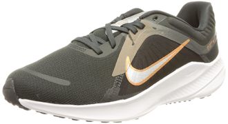 Nike Womens Quest 5 Sneaker, DK Smoke Grey/Metallic Silver-Olive Grey, 4.5 UK