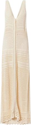 Isabel Marant Zaro Dress - Dames - Kleedjes - Beige - S - Katoen - Kleedjes