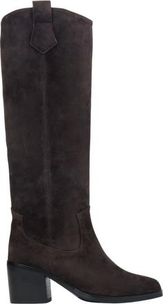 Estro & Luminara Hoge Cowboylaarzen - Dames - Cowboylaarzen - Bruin - 38 EU - Schoenen
