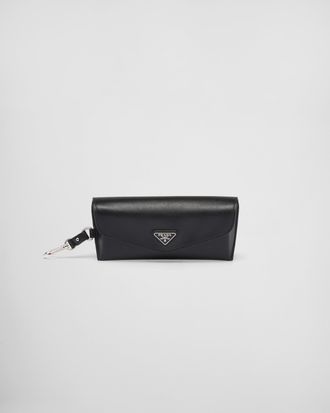Prada Saffiano leather eyeglasses case