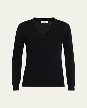 Brunello Cucinelli V-Neck Cashmere Sweater