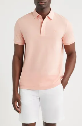 Lacoste Regular Fit Tipped Piqu&eacute; Polo in Miami at Nordstrom, Size 4