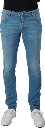 Hand Picked Slim Fit Jeans - Heren - Skinny Jeans - Blauw - W40 - Denim - Jeans