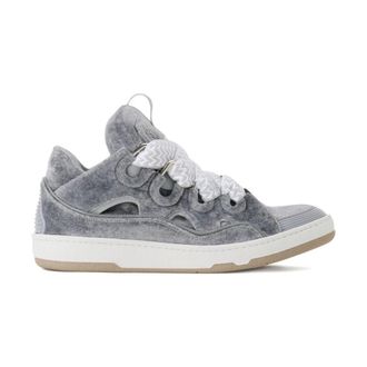 Lanvin Sneakers, male, Gray, Size: 12 US Curb Sneakers