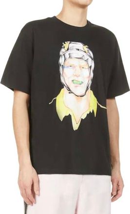 J.W.Anderson Graphic-Print Oversized T-Shirt Size L