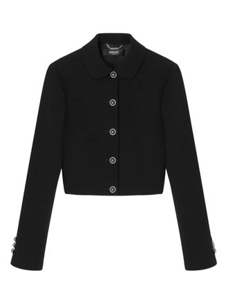 Versace long-sleeve buttoned jacket - Black