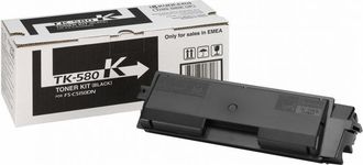 Kyocera Original Tk-580k Toner Negro 3500 P&aacute;ginas (1t02kt0nl0) Para Ecosys P6021cdn, Fs-c5150dn