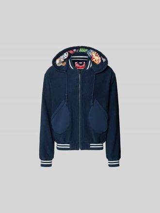 Kenzo Relaxed Fit Jacke mit Motiv-Patches in Dunkelblau, Gr&ouml;&szlig;e L