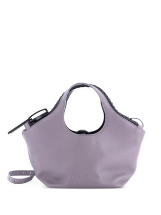 Balenciaga Megazip Leather Small tote bag - Grigio