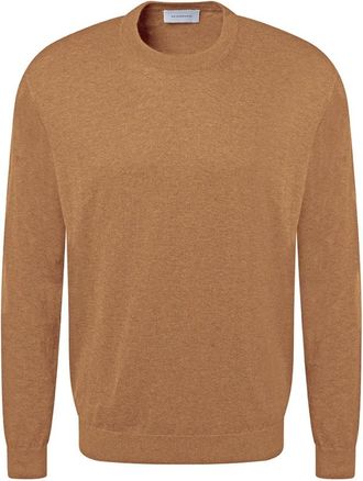 Baldessarini Kabelstijl - Heren - Ronde hals truien - Bruin - XL - Truien & Vesten