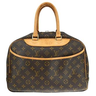 Louis Vuitton Deauville Monogram Canvas Brown Canvas Handbag (Pre-Owned)