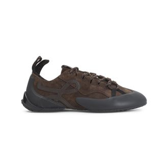 Loewe Dark Brown Solid Sneakers