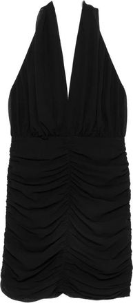 Rotate Ruched Sequin-embellished Ruffled Mini Dress
